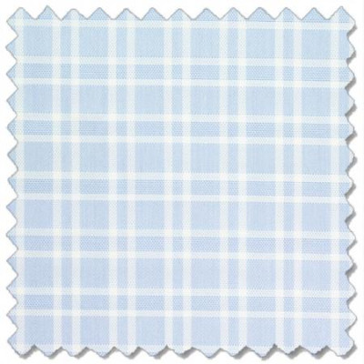 Cobalt Twin Checks, Light Blue