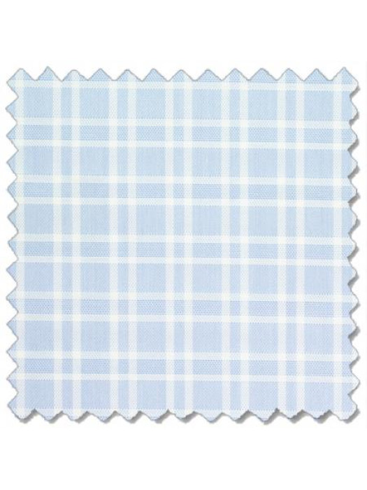 Cobalt Twin Checks, Light Blue