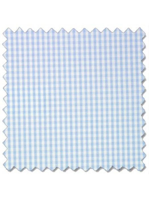 Bog Dale Mini Gingham, Sky Blue