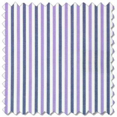East Rail Alternating Stripes, Indigo & Lilac