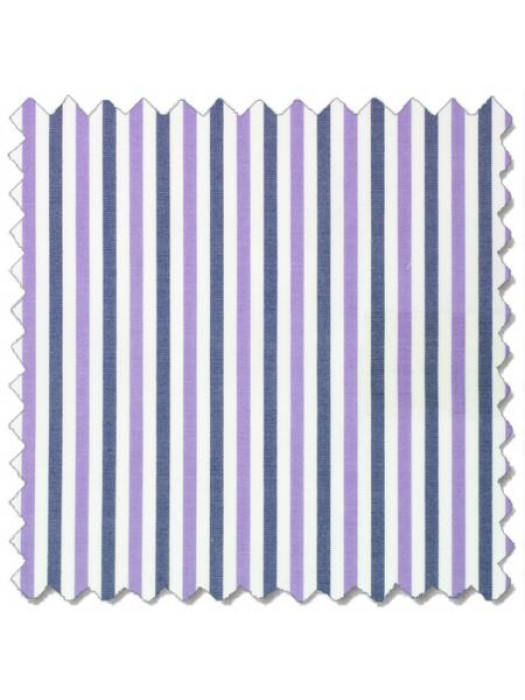 East Rail Alternating Stripes, Indigo & Lilac