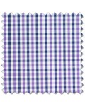 Box Bay Saybrook, Indigo-Lilac Check classic business shirt