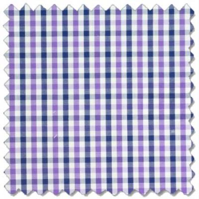 Box Bay Saybrook, Indigo-Lilac Check