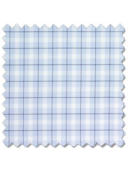 Sky Windowpane Gingham