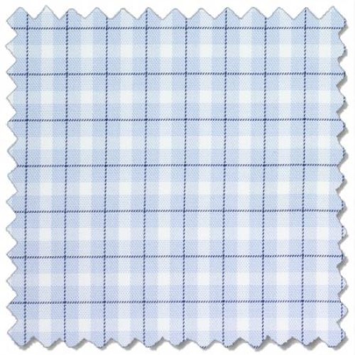Sky Windowpane Gingham