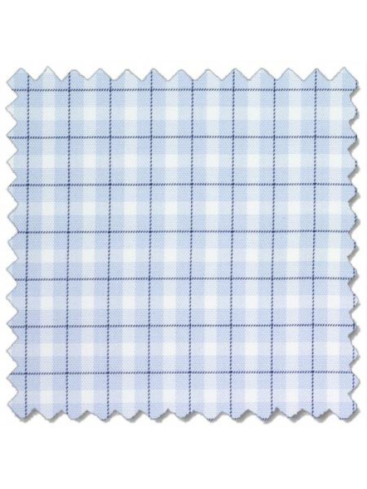 Sky Windowpane Gingham
