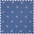 Micro Paisley, Ice Blue