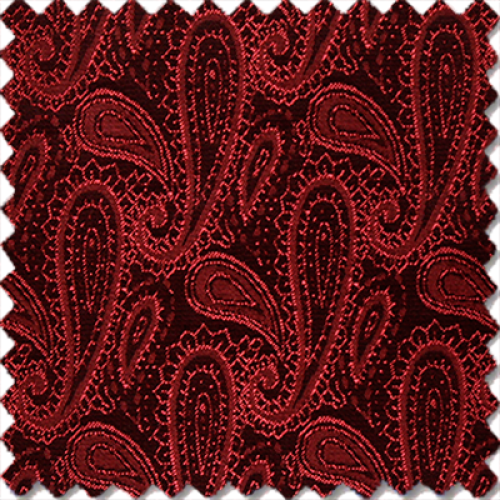 Burgundy Shadow Paisley