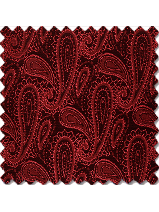 Burgundy Shadow Paisley