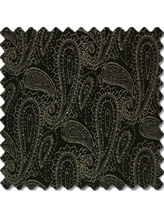  Olive Drab Scroll Jacquard