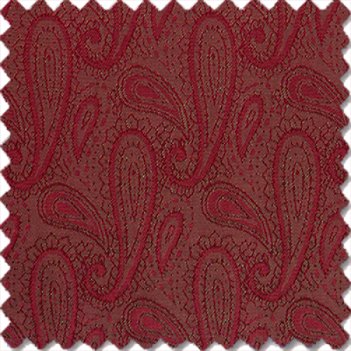 Garnet Wine Scroll Jacquard