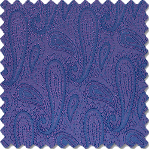 Royal Cobalt Scroll Jacquard