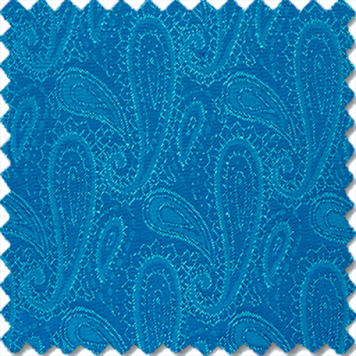 Cerulean Sky Scroll Jacquard