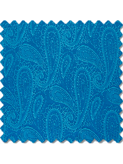 Cerulean Sky Scroll Jacquard