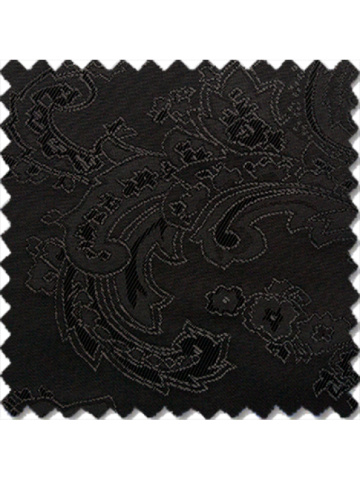 Obsidian Scroll Jacquard