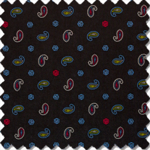 Onyx Confetti-Paisley Print