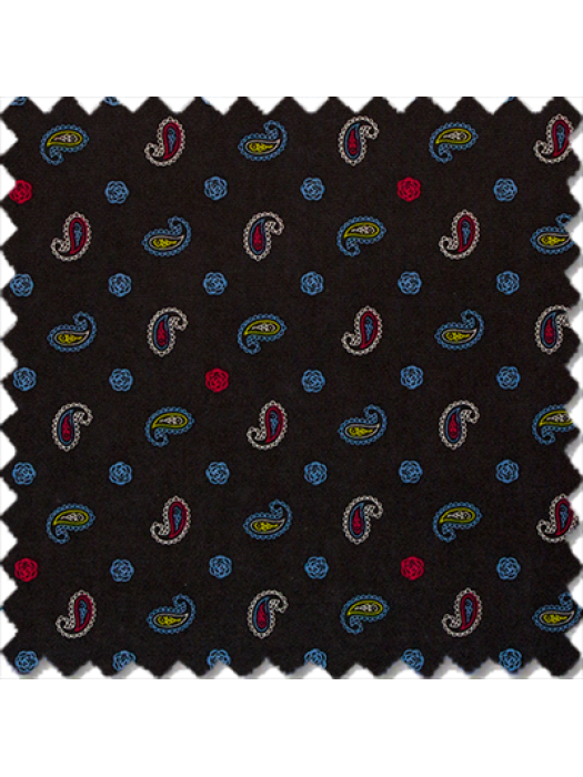 Onyx Confetti-Paisley Print