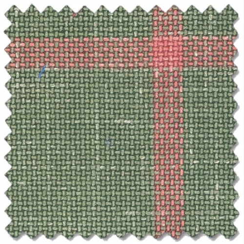 Pilatus Windowpane Smoky Green with Blush Check