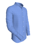 Apodaca, Azure Multi-Track Stripe classic business shirt