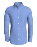 Mischief, Sky Blue Micro-Grid classic business shirt