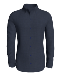 Limerick, Linen Dark Marine classic business shirt