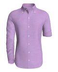 Dublin, linen Bluish Pink classic business shirt