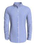 Xico, Blue and Royal Multicolor Gingham checks classic business shirt