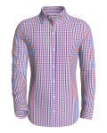 Xico, Blue /Red Multicolor Gingham checks classic business shirt