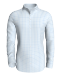 Cobalt Twin Checks, Light Blue classic business shirt