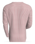 classic business red striped -semi spread collar shirt