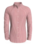 OSLO - Storgata Pinstripe, Coral-(#88) classic business shirt
