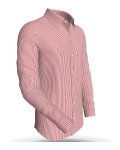 OSLO - Storgata Pinstripe, Coral-(#88) classic business shirt