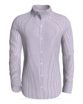 OSLO - Parkveien Lavender Mist Stripe- (#86) classic business shirt