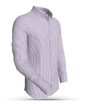 OSLO - Parkveien Lavender Mist Stripe- (#86) classic business shirt