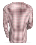Oslo - Stortorget Graph Checks, Burgundy  (#101) classic business shirt