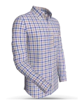 Briskeby Blue Base, Indigo &amp; Sand classic business shirt
