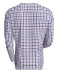 Briskeby Blue Base, Indigo &amp; Sand classic business shirt