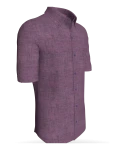 Dublin, linen Purple classic business shirt