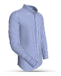 Bay Boulevard Gingham, Royal Blue classic business shirt