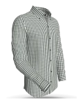 Bay Boulevard Gingham, Black classic business shirt