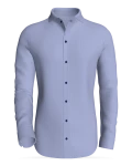 Alley Chevron,  Deep Marine Herringbone classic business shirt