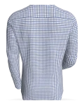 Bog Pass Checks, Dark Blue classic business shirt