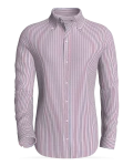 East Rail Alternating Stripes, Black &amp; red classic business shirt