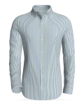 East Rail Alternating Stripes, Blue &amp; Black classic business shirt