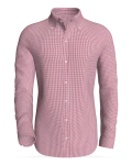 Bog Dale Mini Gingham,  Red classic business shirt