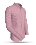 Bog Dale Mini Gingham,  Red classic business shirt