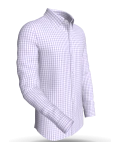 Bay Boulevard Gingham, Soft Lavender classic business shirt