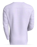 Bay Boulevard Gingham, Soft Lavender classic business shirt