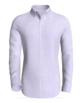 Bog Dale Mini Gingham,  Soft Lavender classic business shirt