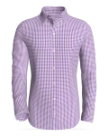 Youngstorget Gingham, Lavender classic business shirt